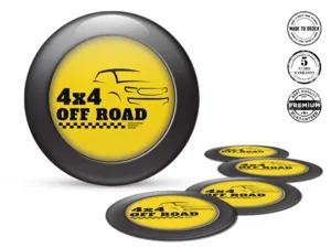 Adesivo Coprimozzo Custom Emblema Sleek Auto Racing